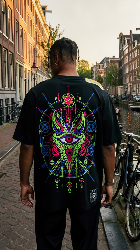 TrippyKong Tribal Twin Tee