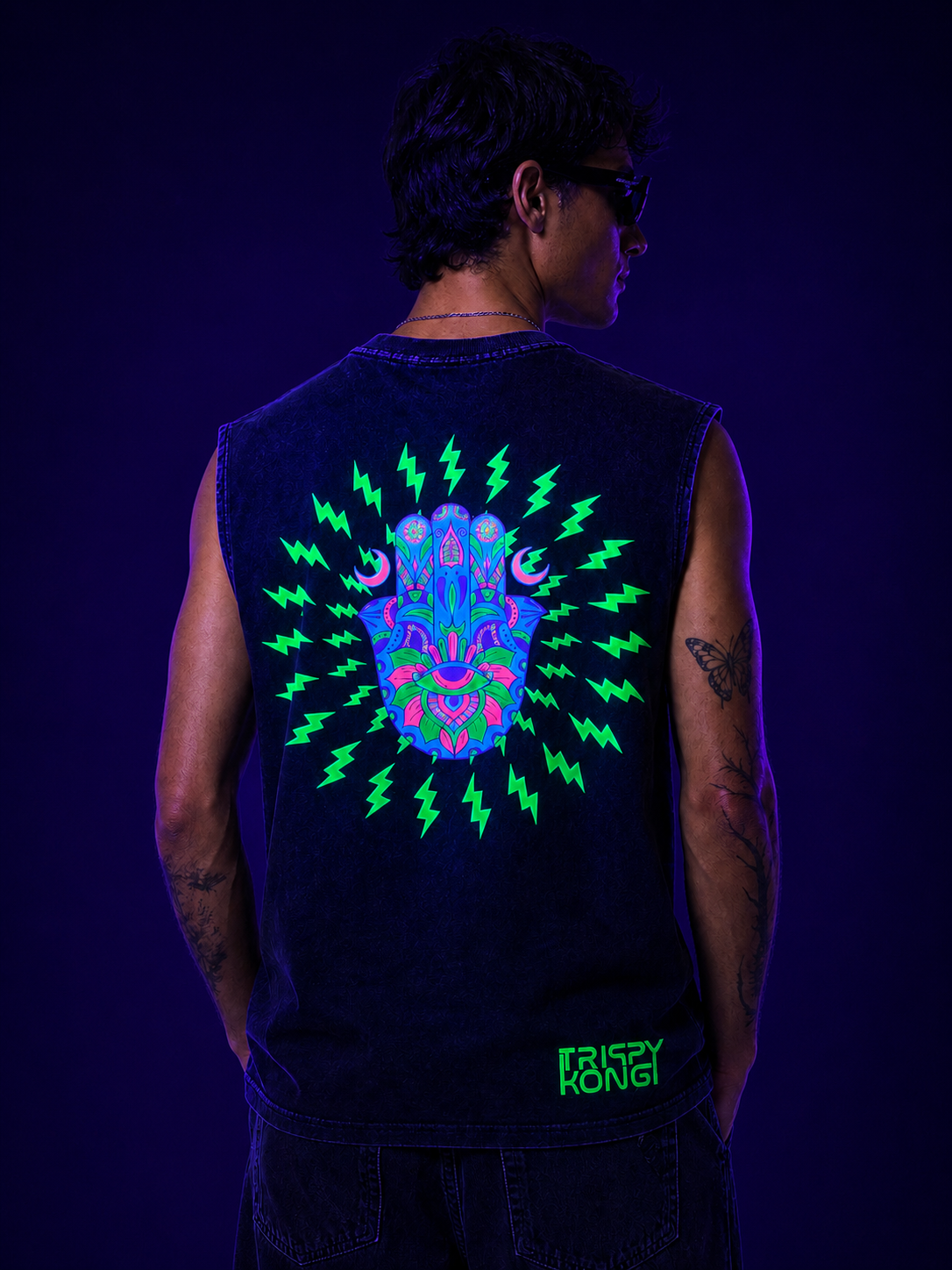 TrippyKong®️ Primal Shock (sleeveless tee)
