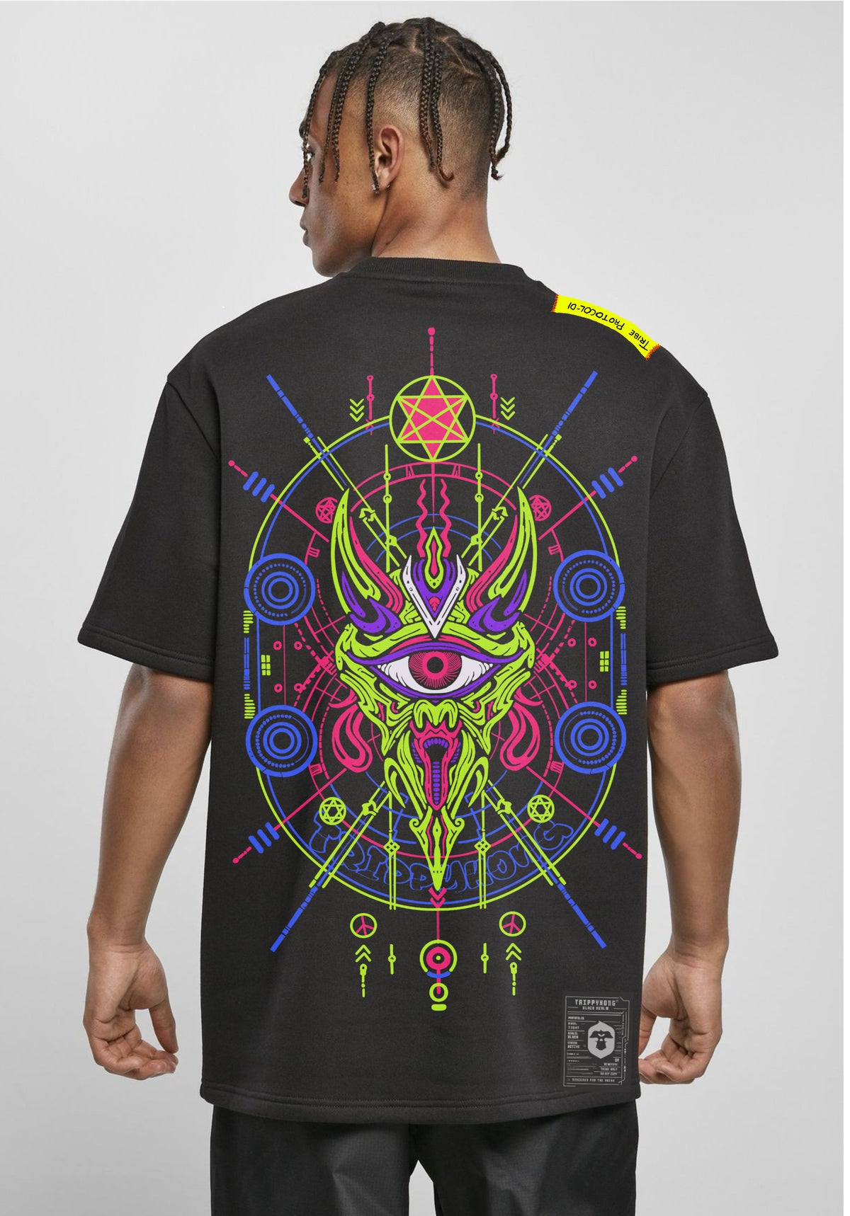 TrippyKong Tribal Twin Tee