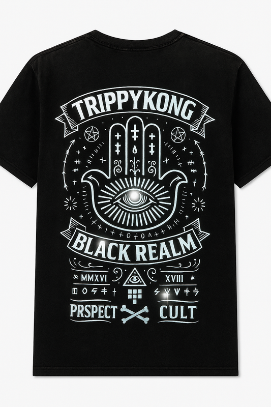 TrippyKong Black Realm Sigil Tee